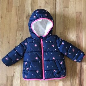 Baby GAP Fleece-Lined Puffer Coat
